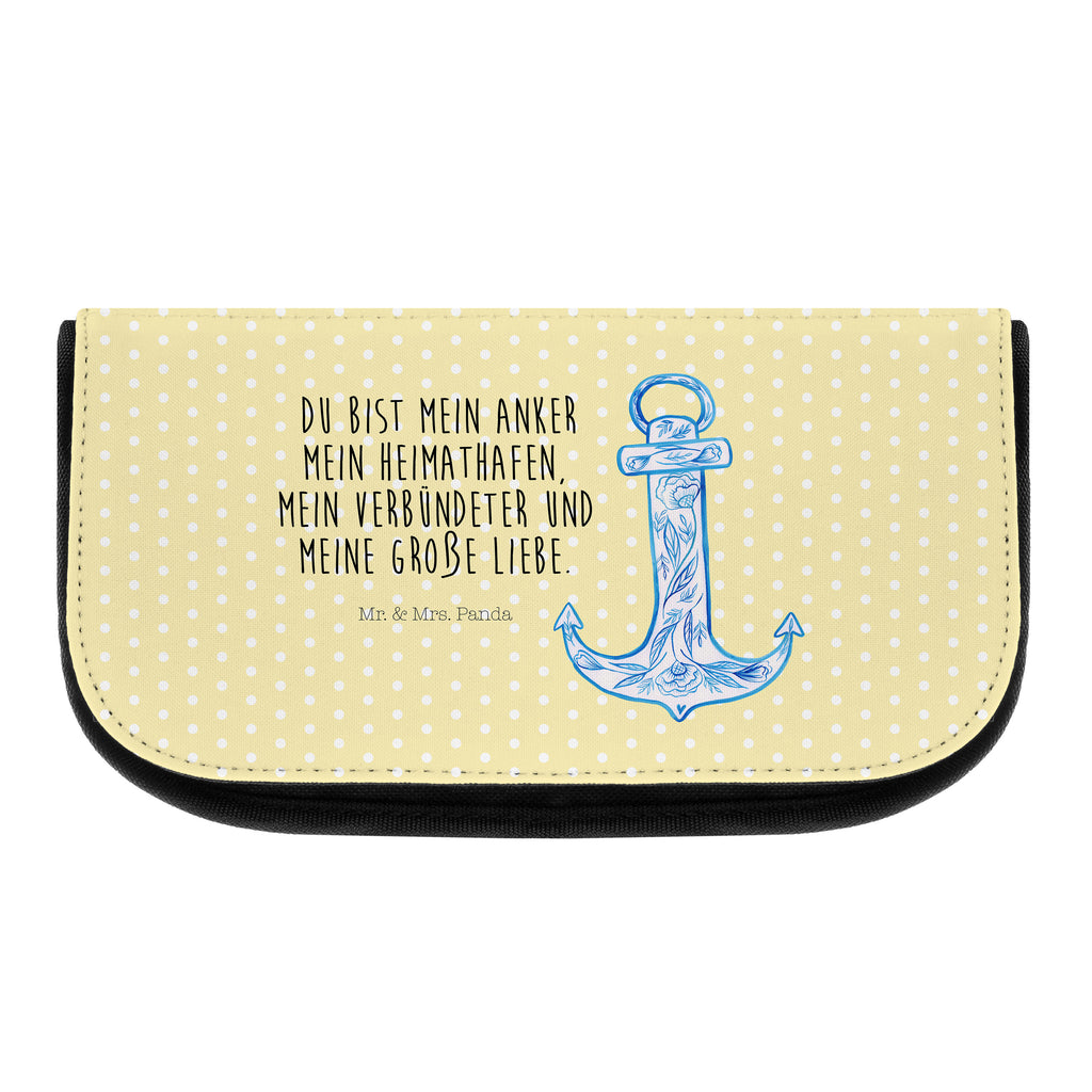 Kosmetiktasche Anker Blau Kosmetikbeutel, Kulturtasche, Kulturbeutel, Schminktasche, Make-Up Tasche, Tiermotive, Gute Laune, lustige Sprüche, Tiere