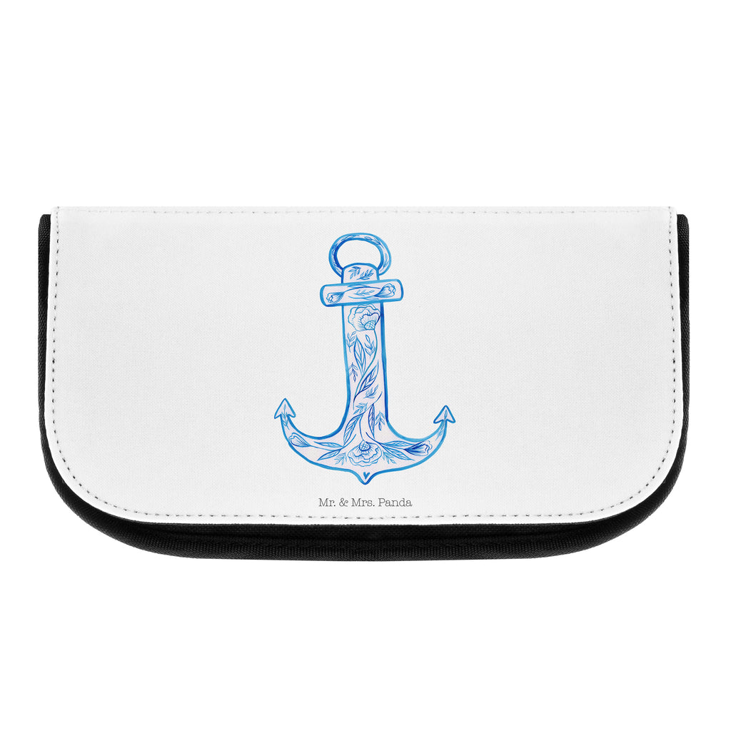 Kosmetiktasche Anker Blau Kosmetikbeutel, Kulturtasche, Kulturbeutel, Schminktasche, Make-Up Tasche, Tiermotive, Gute Laune, lustige Sprüche, Tiere