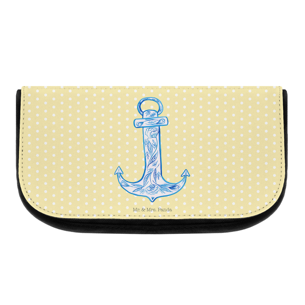 Kosmetiktasche Anker Blau Kosmetikbeutel, Kulturtasche, Kulturbeutel, Schminktasche, Make-Up Tasche, Tiermotive, Gute Laune, lustige Sprüche, Tiere