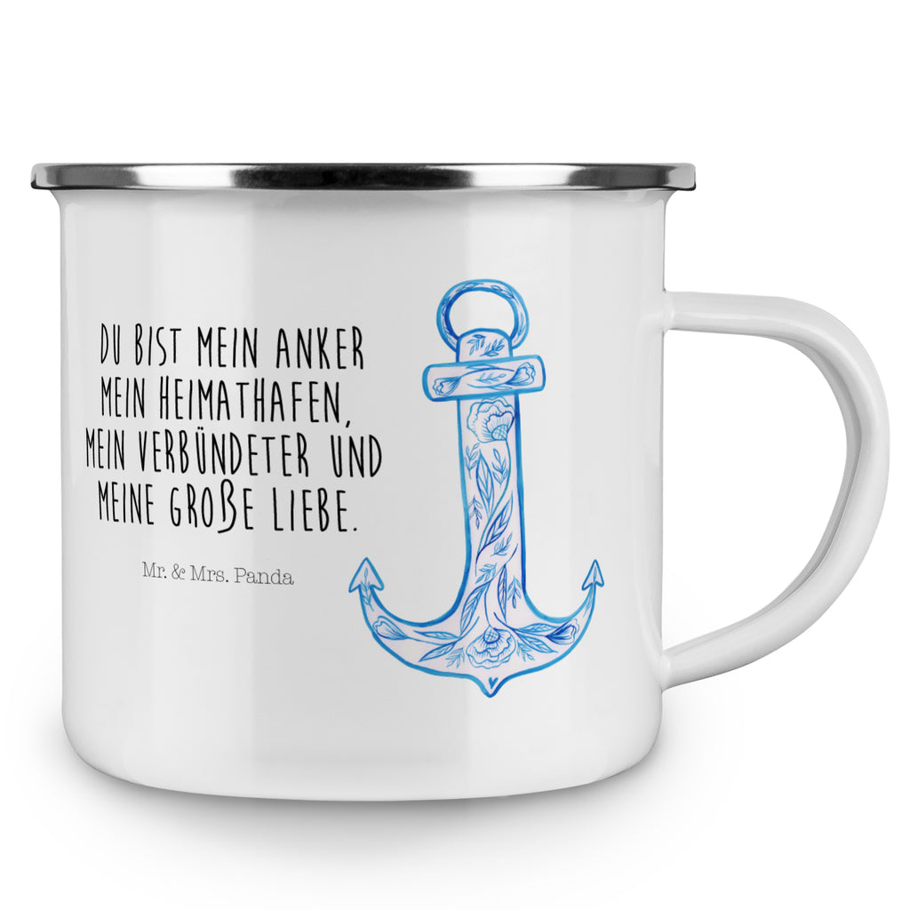 Camping Emaille Tasse Anker Blau Campingtasse, Trinkbecher, Metalltasse, Outdoor Tasse, Emaille Trinkbecher, Blechtasse Outdoor, Emaille Campingbecher, Edelstahl Trinkbecher, Metalltasse für Camping, Kaffee Blechtasse, Camping Tasse Metall, Tiermotive, Gute Laune, lustige Sprüche, Tiere