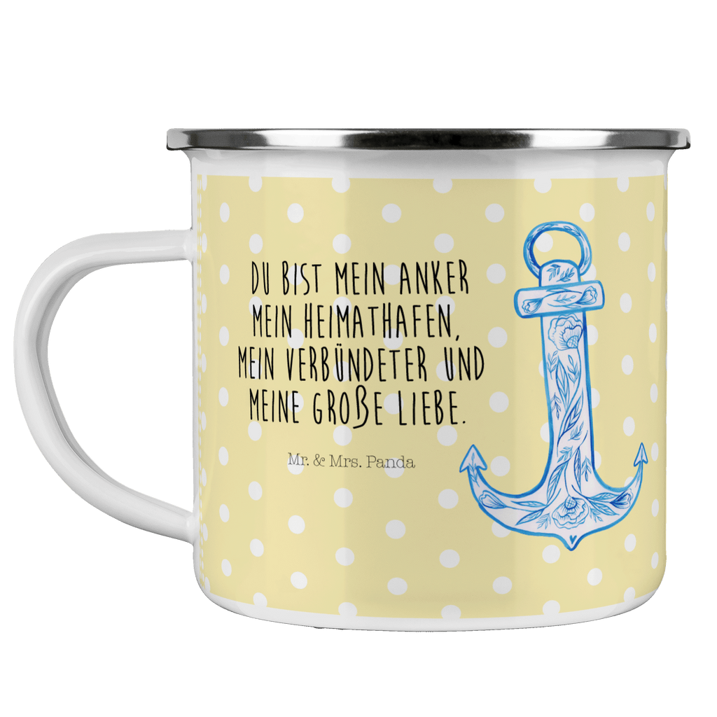 Camping Emaille Tasse Anker Blau Campingtasse, Trinkbecher, Metalltasse, Outdoor Tasse, Emaille Trinkbecher, Blechtasse Outdoor, Emaille Campingbecher, Edelstahl Trinkbecher, Metalltasse für Camping, Kaffee Blechtasse, Camping Tasse Metall, Tiermotive, Gute Laune, lustige Sprüche, Tiere