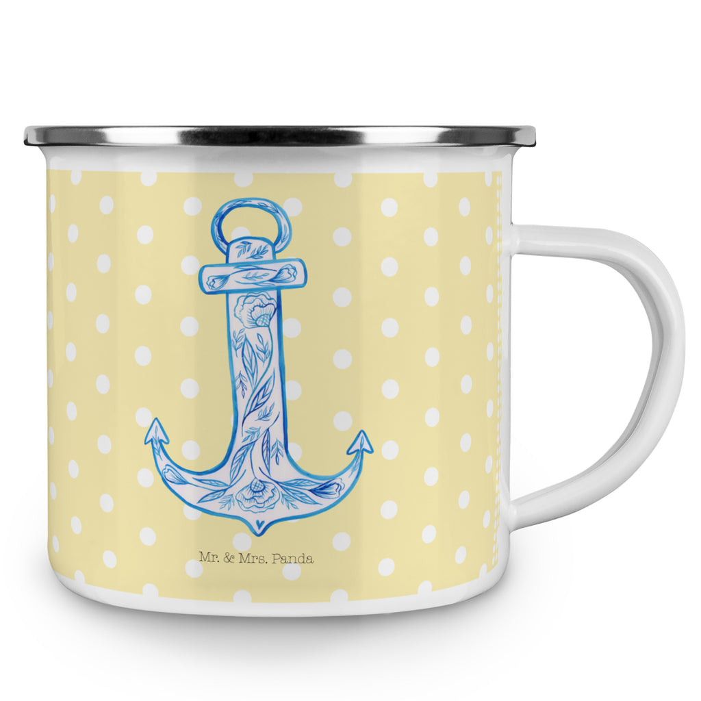 Camping Emaille Tasse Anker Blau Campingtasse, Trinkbecher, Metalltasse, Outdoor Tasse, Emaille Trinkbecher, Blechtasse Outdoor, Emaille Campingbecher, Edelstahl Trinkbecher, Metalltasse für Camping, Kaffee Blechtasse, Camping Tasse Metall, Tiermotive, Gute Laune, lustige Sprüche, Tiere