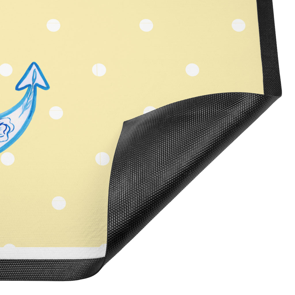 Fußmatte Anker Blau  Türvorleger, Schmutzmatte, Fußabtreter, Matte, Schmutzfänger, Fußabstreifer, Schmutzfangmatte, Türmatte, Motivfußmatte,  Haustürmatte, Vorleger  süße Tiermotive, gute Laune, lustige Sprüche, Tiere