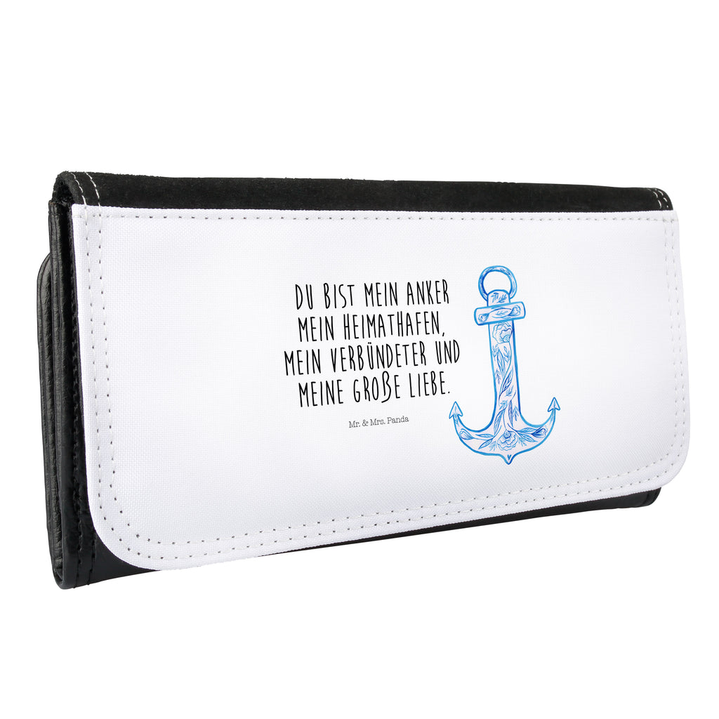 Damen Portemonnaie Anker Blau Portemonnaie, Portemonee, Geldbörse, Damen, Groß, XXL, Geldbeutel, Portemonnaies, Tiermotive, Gute Laune, lustige Sprüche, Tiere