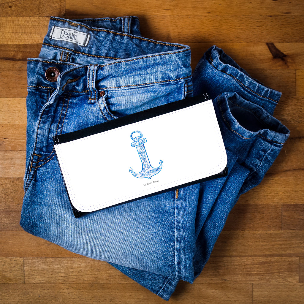 Damen Portemonnaie Anker Blau Portemonnaie, Portemonee, Geldbörse, Damen, Groß, XXL, Geldbeutel, Portemonnaies, Tiermotive, Gute Laune, lustige Sprüche, Tiere
