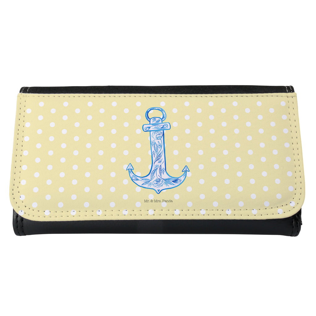 Damen Portemonnaie Anker Blau Portemonnaie, Portemonee, Geldbörse, Damen, Groß, XXL, Geldbeutel, Portemonnaies, Tiermotive, Gute Laune, lustige Sprüche, Tiere