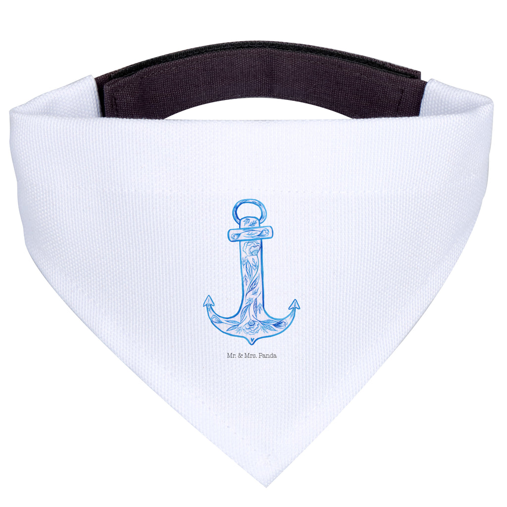 Hundehalstuch S Anker Blau Hundehalstuch, Halstuch, Hunde, Tuch, klein, kleine Hunde, Tiermotive, Gute Laune, lustige Sprüche, Tiere