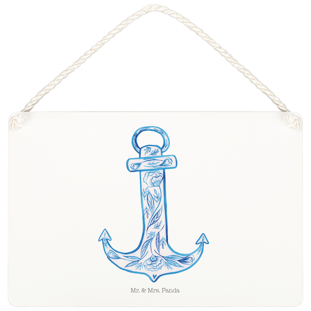 Deko Schild Anker Blau Dekoschild, Deko Schild, Schild, Tür Schild, Türschild, Holzschild, Wandschild, Wanddeko, Tiermotive, Gute Laune, lustige Sprüche, Tiere