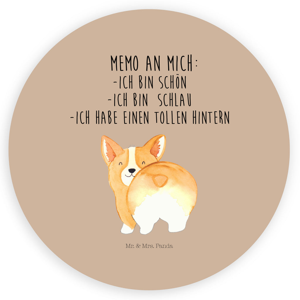 120mm Rund Aufkleber Corgie Po Sticker, Aufkleber, Etikett, Kinder, rund, Hund, Hundemotiv, Haustier, Hunderasse, Tierliebhaber, Hundebesitzer, Sprüche, Corgie, Hundeliebe, Motivation, Selbstliebe, Spruch