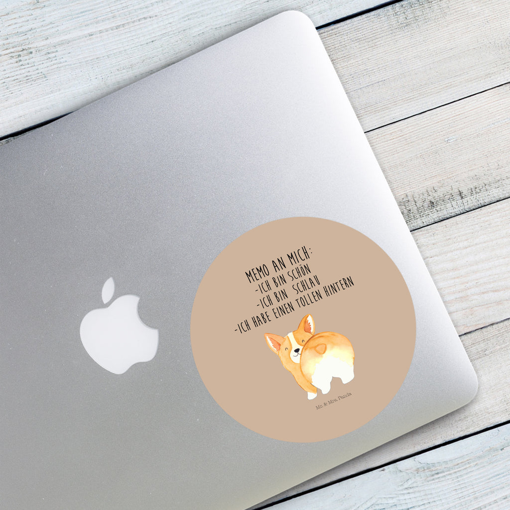 120mm Rund Aufkleber Corgie Po Sticker, Aufkleber, Etikett, Kinder, rund, Hund, Hundemotiv, Haustier, Hunderasse, Tierliebhaber, Hundebesitzer, Sprüche, Corgie, Hundeliebe, Motivation, Selbstliebe, Spruch