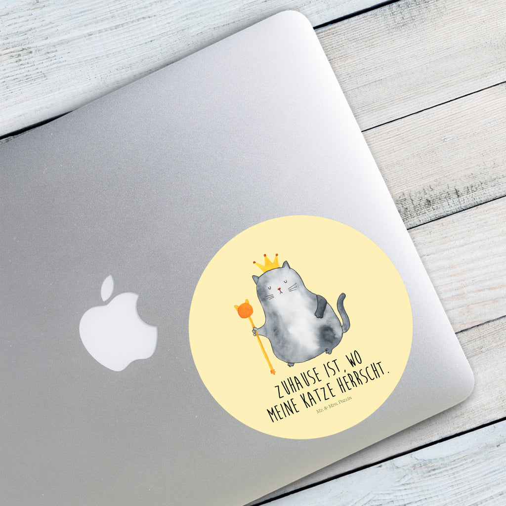 120mm Rund Aufkleber Katzen Koenig Sticker, Aufkleber, Etikett, Kinder, rund, Katze, Katzenmotiv, Katzenfan, Katzendeko, Katzenfreund, Katzenliebhaber, Katzenprodukte, Katzenartikel, Katzenaccessoires, Katzensouvenirs, Katzenliebhaberprodukte, Katzenmotive, Katzen, Kater, Mietze, Cat, Cats, Katzenhalter, Katzenbesitzerin, Haustier, König, Königin, Queen, Familie, Mietzhaus, Wohnung, erste eigenen Wohnung, Umzug, Einzug