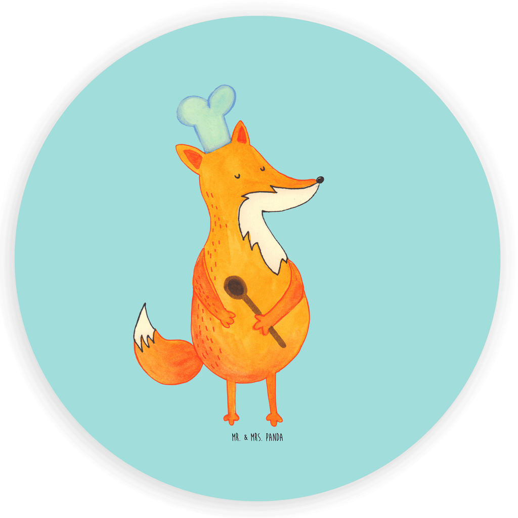 120mm Rund Aufkleber Fuchs Koch Sticker, Aufkleber, Etikett, Kinder, rund, Fuchs, Füchse, Koch Geschenk, Küche Spruch, Küche Deko, Köche, Bäcker, Party Spruch, Spruch lustig, witzig