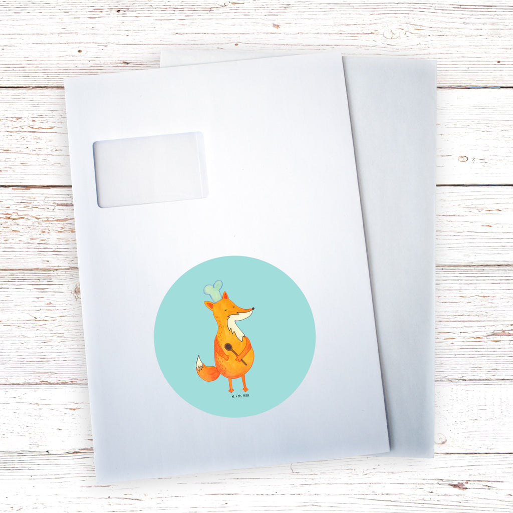 120mm Rund Aufkleber Fuchs Koch Sticker, Aufkleber, Etikett, Kinder, rund, Fuchs, Füchse, Koch Geschenk, Küche Spruch, Küche Deko, Köche, Bäcker, Party Spruch, Spruch lustig, witzig