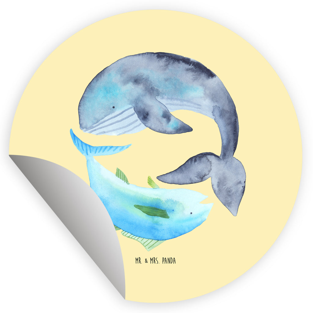120mm Rund Aufkleber Walfisch & Thunfisch Sticker, Aufkleber, Etikett, Kinder, rund, Tiermotive, Gute Laune, lustige Sprüche, Tiere, Wal, Wahl, Tunfisch, Wortwitz lustig, Spruch lustig, Flachwitz, Witz, Spruch des Tages, Flachwitz Geschenk