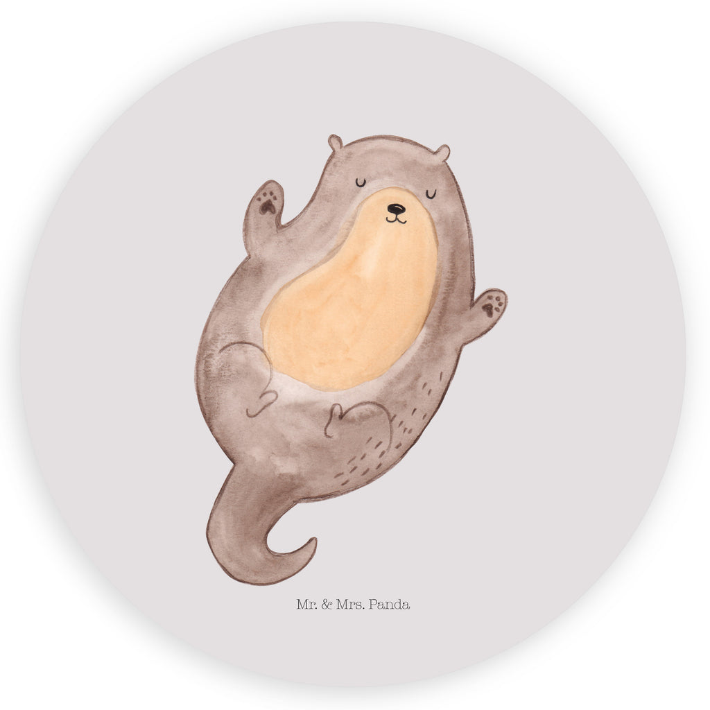 120mm Rund Aufkleber Otter Umarmen Sticker, Aufkleber, Etikett, Kinder, rund, Otter, Fischotter, Seeotter, Otter Seeotter See Otter