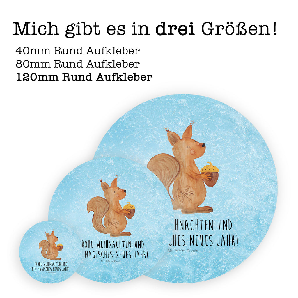 40mm Rund Aufkleber Eichhörnchen Weihnachtszeit Sticker, Aufkleber, Etikett, Winter, Weihnachten, Weihnachtsdeko, Nikolaus, Advent, Heiligabend, Wintermotiv, Frohe Weihnachten, Frohes neues Jahr, Guten Rutsch, Weihnachtsmotiv, Weihnachtsgruß, Neujahr, Vogel