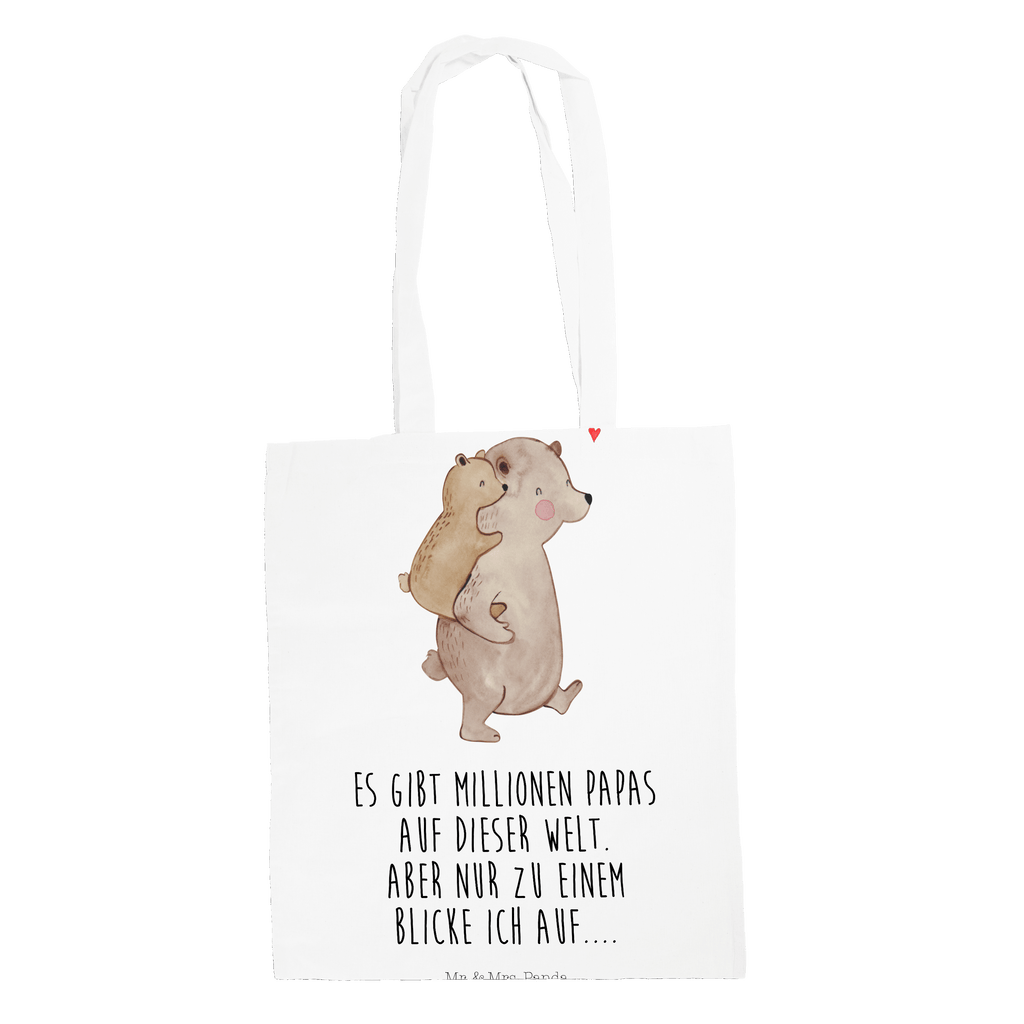 Tragetasche Papa Bär Beuteltasche, Beutel, Einkaufstasche, Jutebeutel, Stoffbeutel, Familie, Vatertag, Muttertag, Bruder, Schwester, Mama, Papa, Oma, Opa, Geschenk, Vater, Papi, Vati, Onkel, Geburtstag