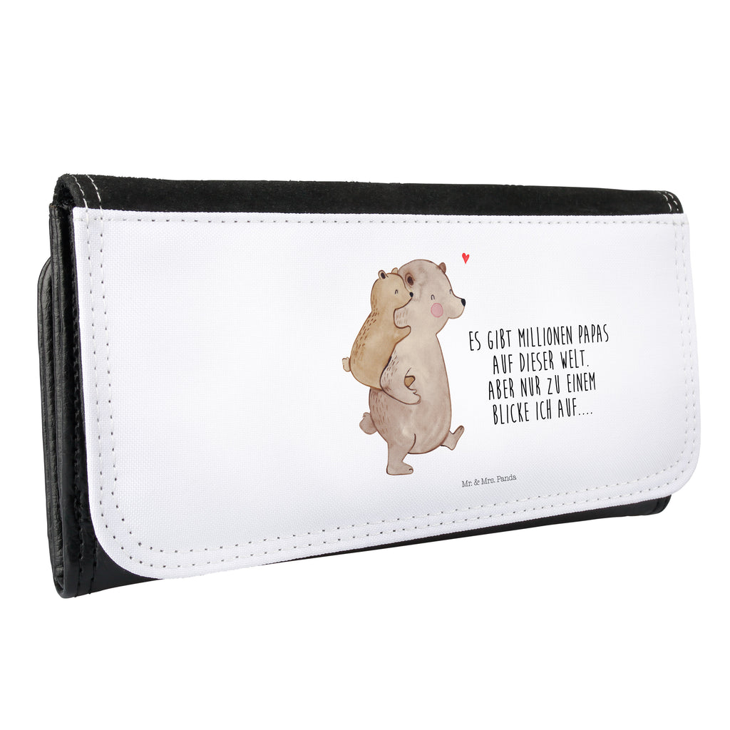 Damen Portemonnaie Papa Bär Portemonnaie, Portemonee, Geldbörse, Damen, Groß, XXL, Geldbeutel, Portemonnaies, Familie, Vatertag, Muttertag, Bruder, Schwester, Mama, Papa, Oma, Opa, Geschenk, Vater, Papi, Vati, Onkel, Geburtstag