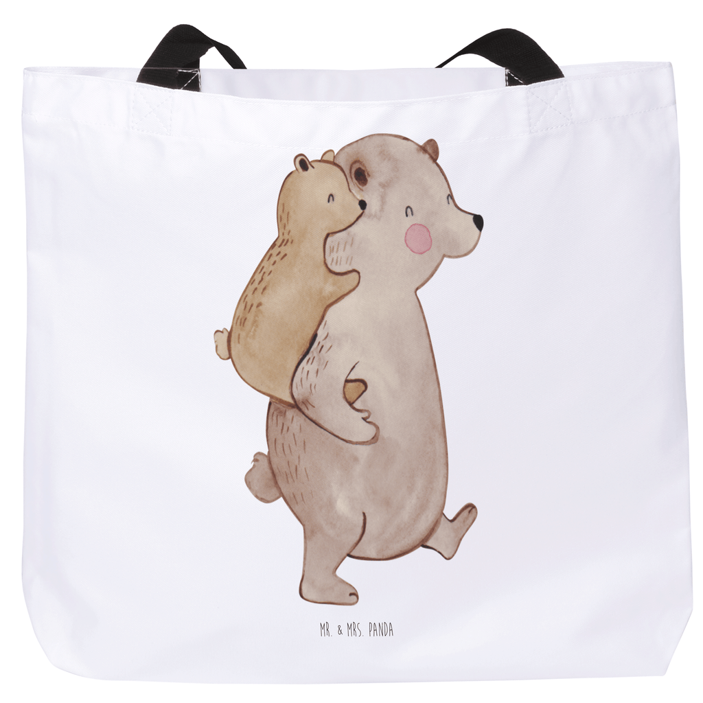 Shopper Papa Bär Beutel, Einkaufstasche, Tasche, Strandtasche, Einkaufsbeutel, Shopper, Schultasche, Freizeittasche, Tragebeutel, Schulbeutel, Alltagstasche, Familie, Vatertag, Muttertag, Bruder, Schwester, Mama, Papa, Oma, Opa, Geschenk, Vater, Papi, Vati, Onkel, Geburtstag