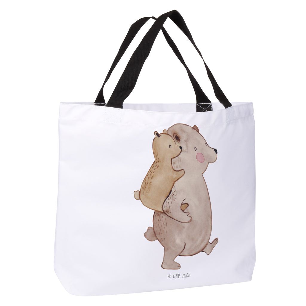 Shopper Papa Bär Beutel, Einkaufstasche, Tasche, Strandtasche, Einkaufsbeutel, Shopper, Schultasche, Freizeittasche, Tragebeutel, Schulbeutel, Alltagstasche, Familie, Vatertag, Muttertag, Bruder, Schwester, Mama, Papa, Oma, Opa, Geschenk, Vater, Papi, Vati, Onkel, Geburtstag