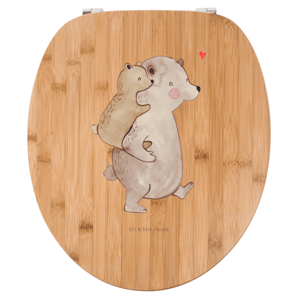 Motiv WC Sitz Papa Bär Klobrille, Klodeckel, Toilettendeckel, WC-Sitz, Toilette, Familie, Vatertag, Muttertag, Bruder, Schwester, Mama, Papa, Oma, Opa, Geschenk, Vater, Papi, Vati, Onkel, Geburtstag