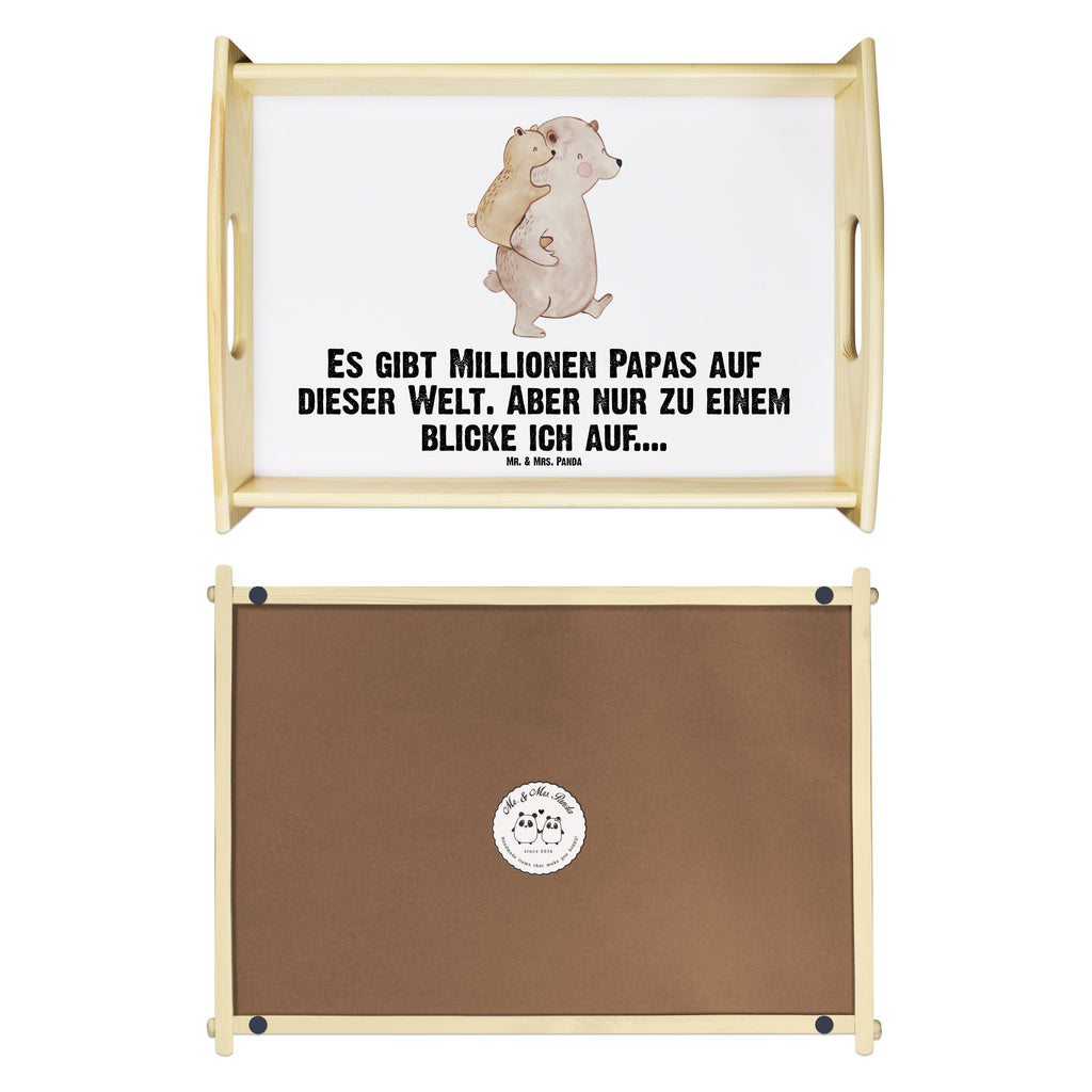 Serviertablett Papa Bär Tablett, Holztablett, Küchentablett, Dekotablett, Frühstückstablett, Familie, Vatertag, Muttertag, Bruder, Schwester, Mama, Papa, Oma, Opa, Geschenk, Vater, Papi, Vati, Onkel, Geburtstag