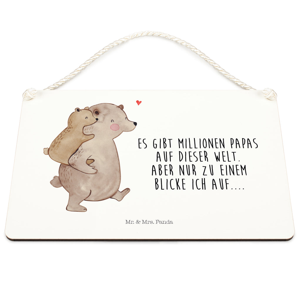 Deko Schild Papa Bär Dekoschild, Deko Schild, Schild, Tür Schild, Türschild, Holzschild, Wandschild, Wanddeko, Familie, Vatertag, Muttertag, Bruder, Schwester, Mama, Papa, Oma, Opa, Geschenk, Vater, Papi, Vati, Onkel, Geburtstag