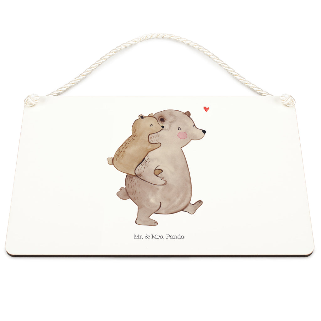 Deko Schild Papa Bär Dekoschild, Deko Schild, Schild, Tür Schild, Türschild, Holzschild, Wandschild, Wanddeko, Familie, Vatertag, Muttertag, Bruder, Schwester, Mama, Papa, Oma, Opa, Geschenk, Vater, Papi, Vati, Onkel, Geburtstag