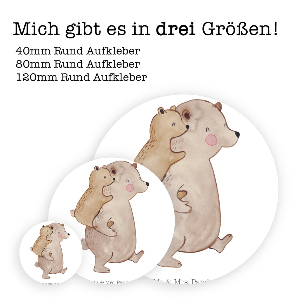 40mm Rund Aufkleber Papa Bär Sticker, Aufkleber, Etikett, Familie, Vatertag, Muttertag, Bruder, Schwester, Mama, Papa, Oma, Opa, Geschenk, Vater, Papi, Vati, Onkel, Geburtstag
