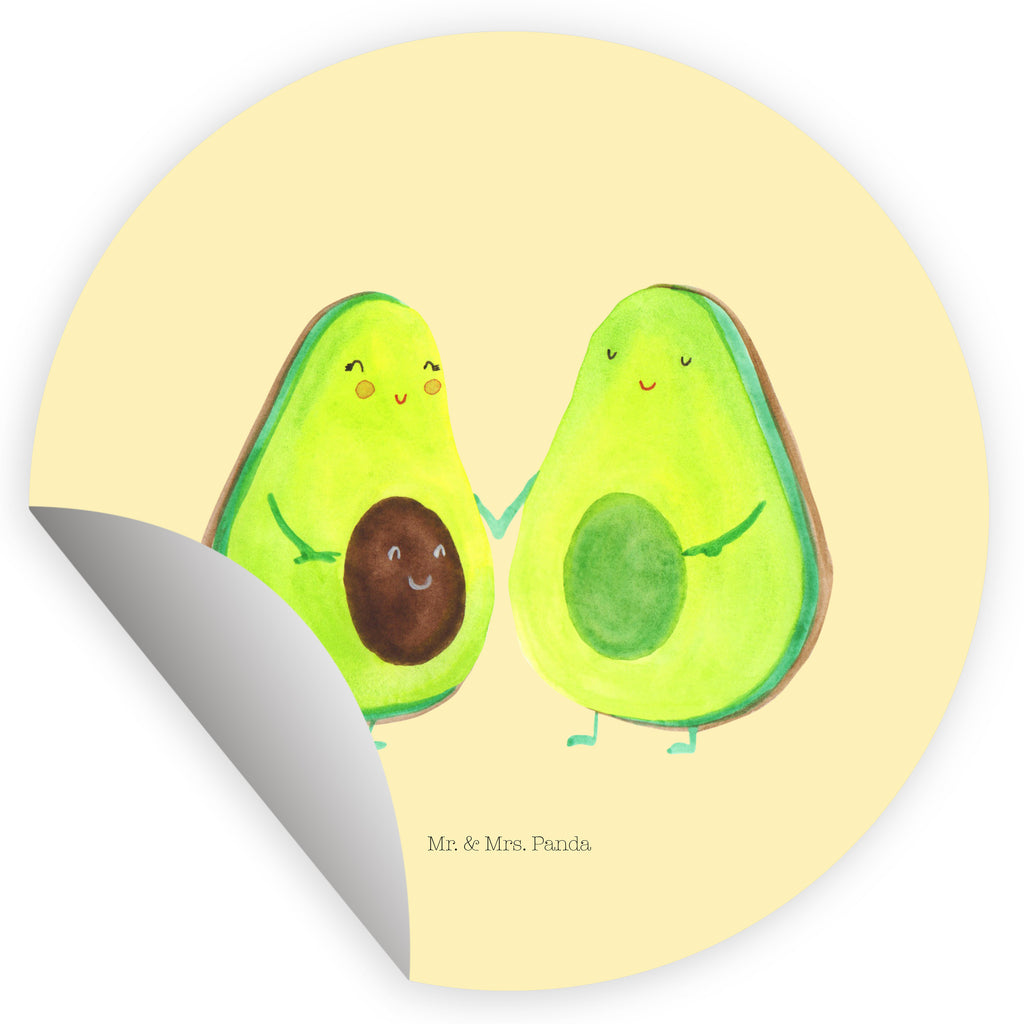 120mm Rund Aufkleber Avocado Pärchen Sticker, Aufkleber, Etikett, Kinder, rund, Avocado, Veggie, Vegan, Gesund, Avocuddle, Liebe, Schwangerschaft, Familie, Babyshower, Babyparty, Hochzeit, Avocados, Geburt