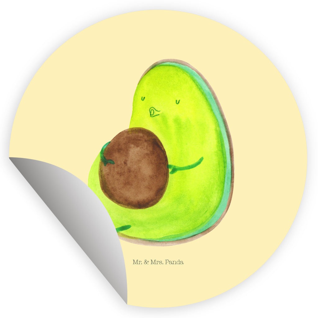 120mm Rund Aufkleber Avocado pfeift Sticker, Aufkleber, Etikett, Kinder, rund, Avocado, Veggie, Vegan, Gesund, Diät, Abnehmen, Ernährung, dick sein, Pummelfee