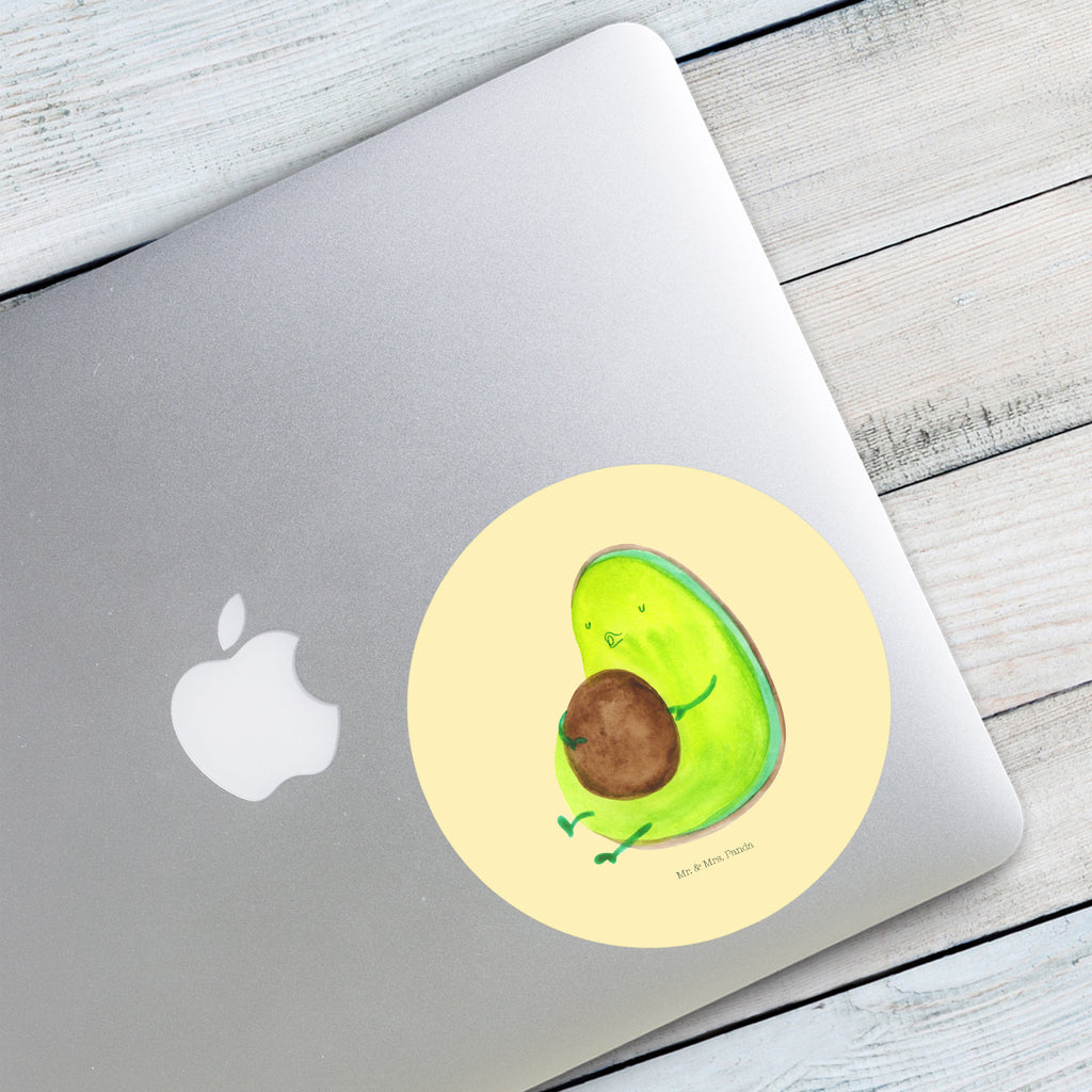 120mm Rund Aufkleber Avocado pfeift Sticker, Aufkleber, Etikett, Kinder, rund, Avocado, Veggie, Vegan, Gesund, Diät, Abnehmen, Ernährung, dick sein, Pummelfee