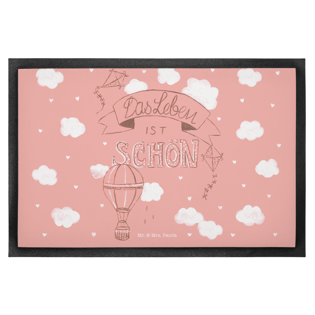 Fußmatte Heißluftballons Das Leben ist schön Heißluftballon, Leben, Das Leben ist schön, Spruch Leben, Zitat, Inspiration, Leben, erleben, glücklich sein, Deko Haus Türvorleger, Schmutzmatte, Fußabtreter, Matte, Schmutzfänger, Fußabstreifer, Schmutzfangmatte, Türmatte, Motivfußmatte,  Haustürmatte, Vorleger  Blumen Deko, Frühlings Deko, Sommer Deko, Dekoration, positive Botschaft, Naturliebhaber, Outdoor, Natur, Abenteuer