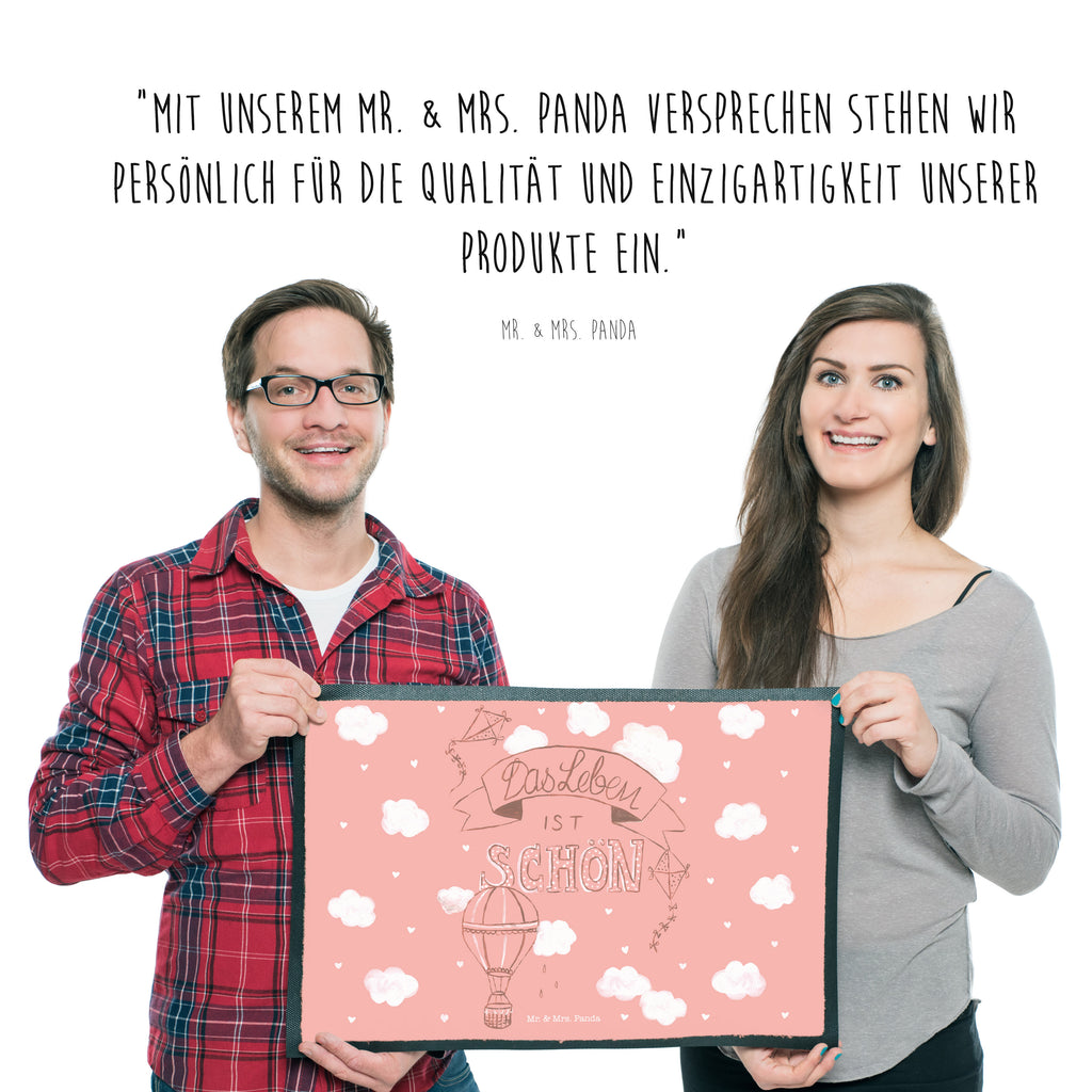 Fußmatte Heißluftballons Das Leben ist schön Heißluftballon, Leben, Das Leben ist schön, Spruch Leben, Zitat, Inspiration, Leben, erleben, glücklich sein, Deko Haus Türvorleger, Schmutzmatte, Fußabtreter, Matte, Schmutzfänger, Fußabstreifer, Schmutzfangmatte, Türmatte, Motivfußmatte,  Haustürmatte, Vorleger  Blumen Deko, Frühlings Deko, Sommer Deko, Dekoration, positive Botschaft, Naturliebhaber, Outdoor, Natur, Abenteuer