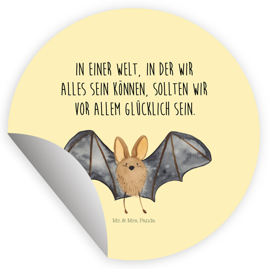120mm Rund Aufkleber Fledermaus Flügel Sticker, Aufkleber, Etikett, Kinder, rund, Tiermotive, Gute Laune, lustige Sprüche, Tiere