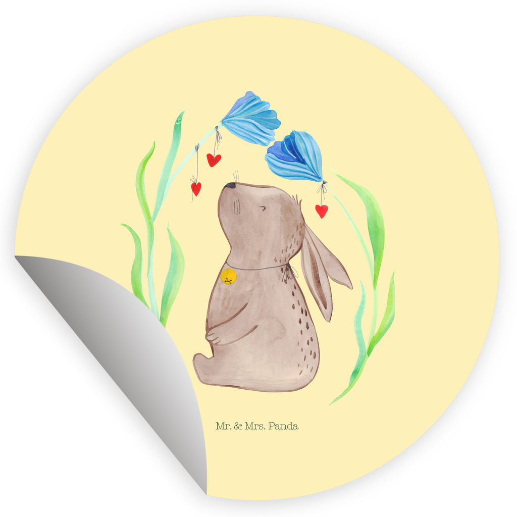 120mm Rund Aufkleber Hase Blume Sticker, Aufkleber, Etikett, Kinder, rund, Ostern, Osterhase, Ostergeschenke, Osternest, Osterdeko, Geschenk zu Ostern, Hase, Kaninchen, Kind, Taufe, Taufgeschenk, Geburt, Schwangerschaft, erstes Kind, Kindergeburtstag, Geburtstag, Hoffnung, Träume