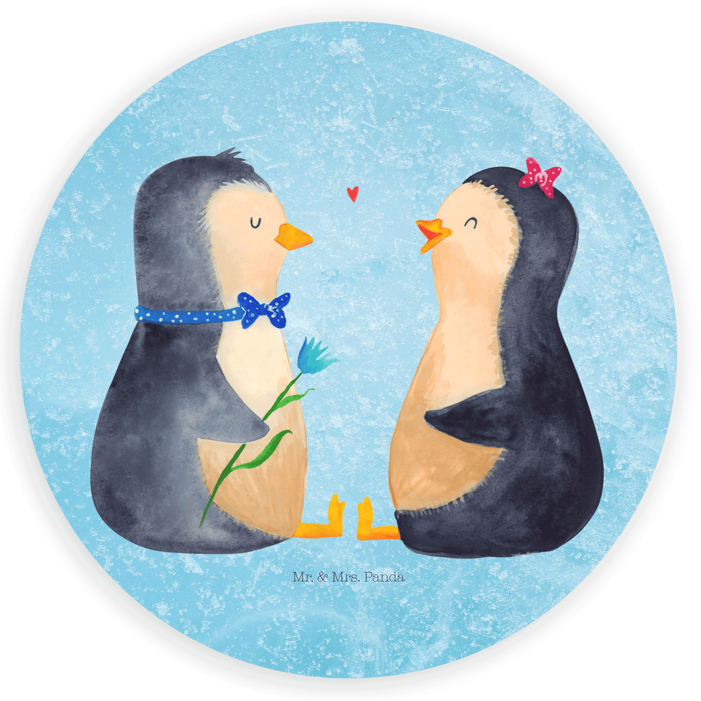 120mm Rund Aufkleber Pinguin Pärchen Sticker, Aufkleber, Etikett, Kinder, rund, Pinguin, Pinguine, Liebe, Liebespaar, Liebesbeweis, Liebesgeschenk, Verlobung, Jahrestag, Hochzeitstag, Hochzeit, Hochzeitsgeschenk, große Liebe, Traumpaar