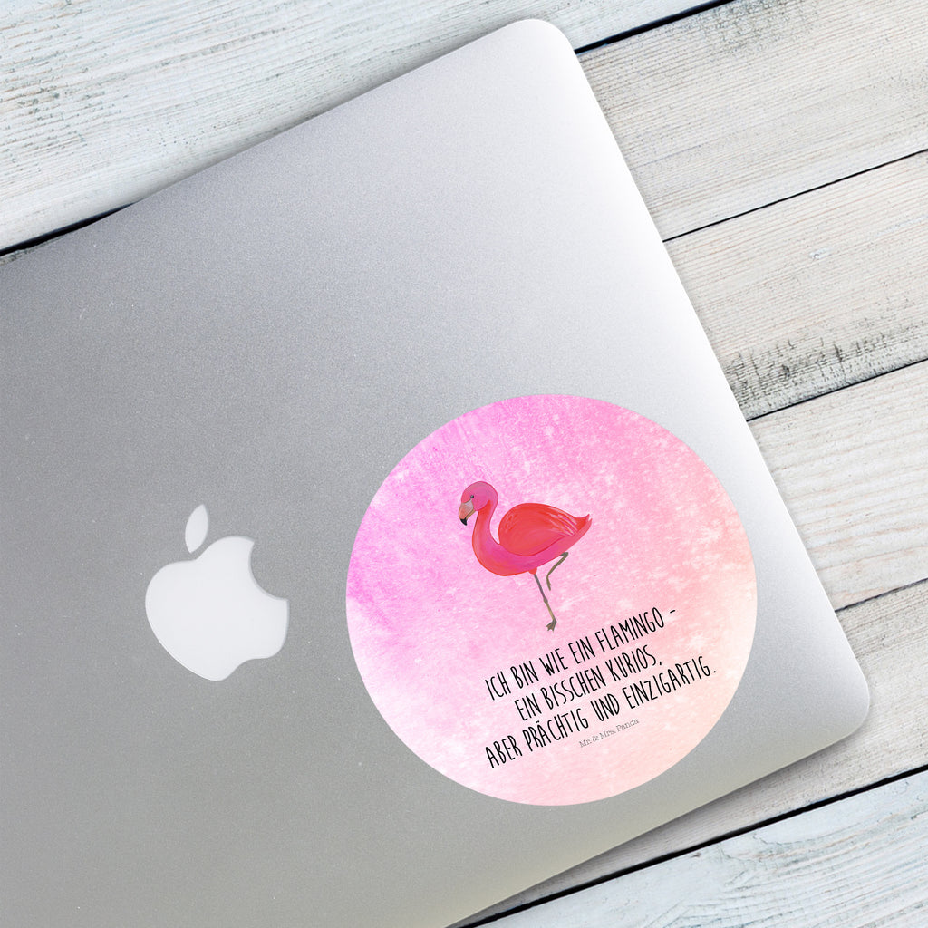 120mm Rund Aufkleber Flamingo classic Sticker, Aufkleber, Etikett, Kinder, rund, Flamingo, Einzigartig, Selbstliebe, Stolz, ich, für mich, Spruch, Freundin, Freundinnen, Außenseiter, Sohn, Tochter, Geschwister