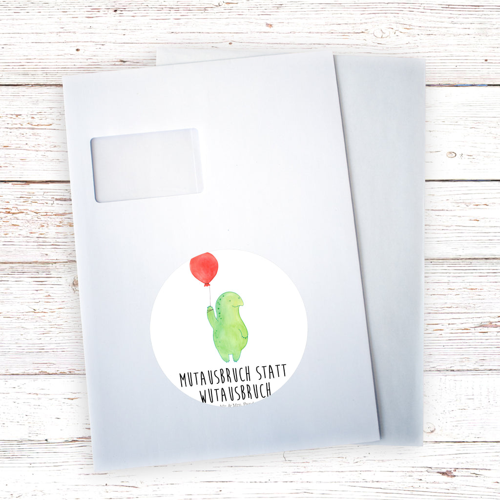 120mm Rund Aufkleber Schildkröte Luftballon Sticker, Aufkleber, Etikett, Kinder, rund, Schildkröte, Schildkröten, Mutausbruch, Motivation, Motivationsspruch