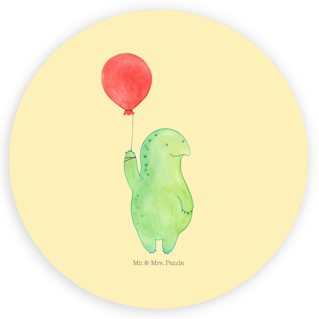 120mm Rund Aufkleber Schildkröte Luftballon Sticker, Aufkleber, Etikett, Kinder, rund, Schildkröte, Schildkröten, Mutausbruch, Motivation, Motivationsspruch