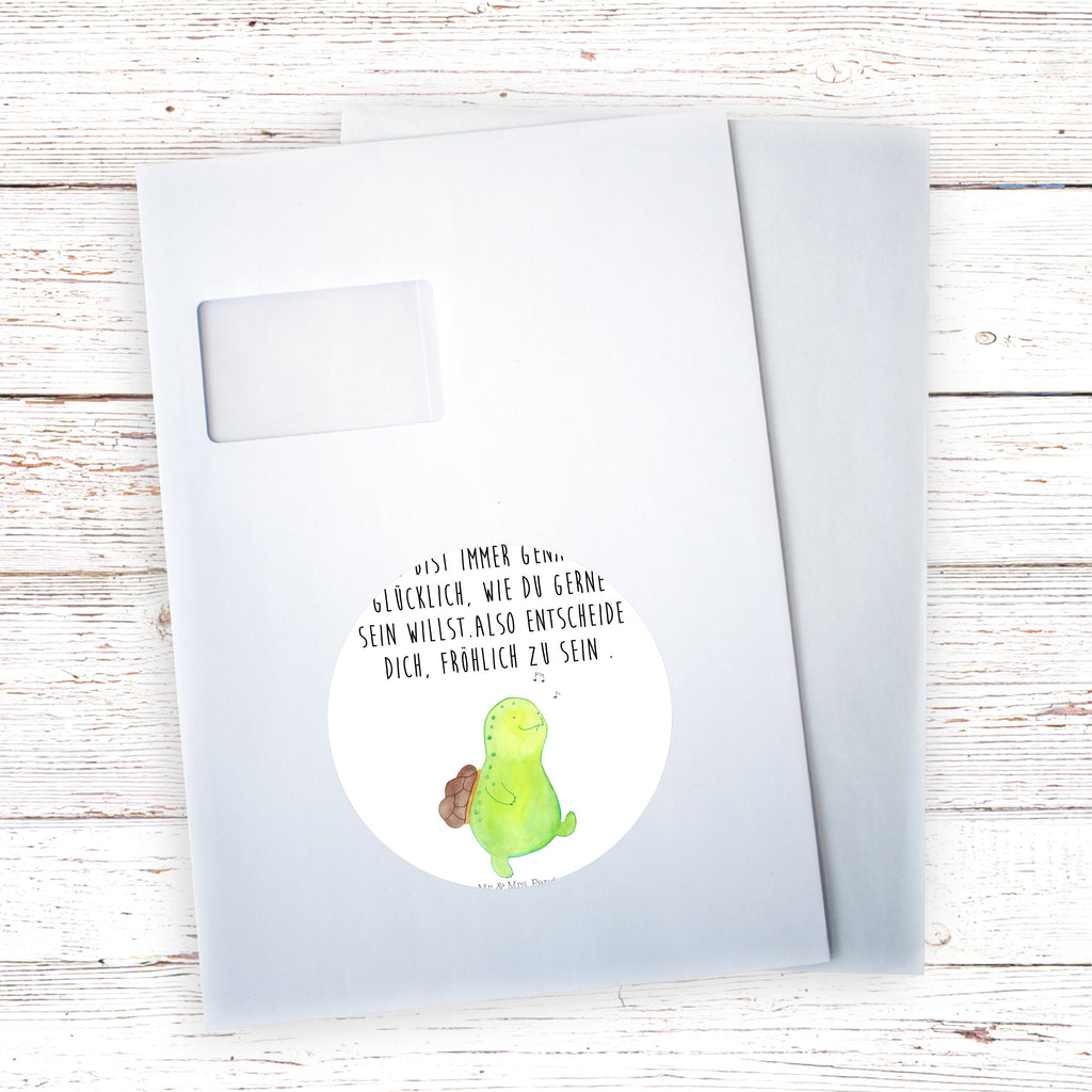 40mm Rund Aufkleber Schildkröte pfeift Sticker, Aufkleber, Etikett, Schildkröte, Schildi, Schildkröten, fröhlich, Glück, Motivation, Lebensfreude, Depression, Trennung, Neuanfang