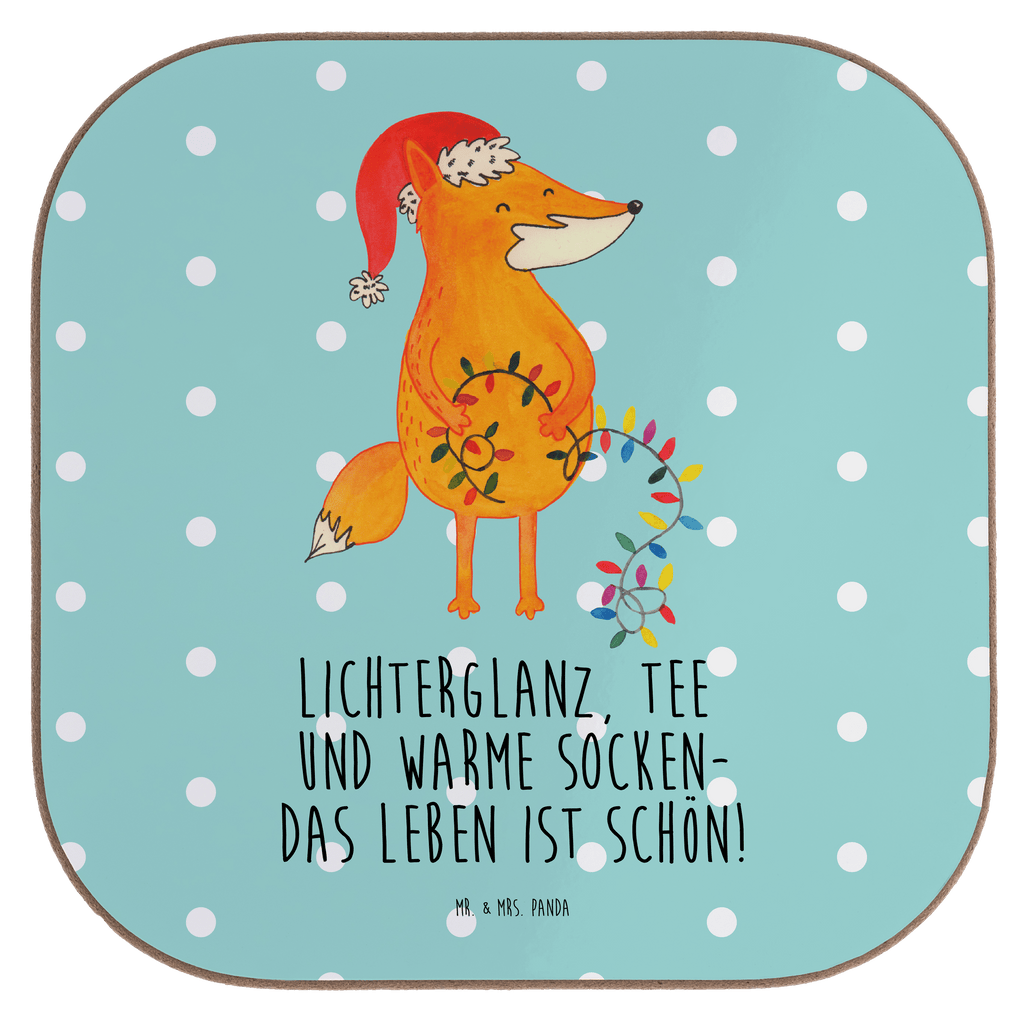 Quadratische Untersetzer Fuchs Weihnachten Bierdeckel, Glasuntersetzer, Untersetzer Gläser, Getränkeuntersetzer, Winter, Weihnachten, Weihnachtsdeko, Nikolaus, Advent, Heiligabend, Wintermotiv, Fuchs, Füchse, Spruch schön, Geschenk Weihnachten, Weihnachtsmann, Weihnachtszeit