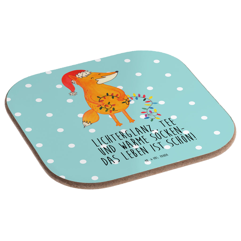 Quadratische Untersetzer Fuchs Weihnachten Bierdeckel, Glasuntersetzer, Untersetzer Gläser, Getränkeuntersetzer, Winter, Weihnachten, Weihnachtsdeko, Nikolaus, Advent, Heiligabend, Wintermotiv, Fuchs, Füchse, Spruch schön, Geschenk Weihnachten, Weihnachtsmann, Weihnachtszeit
