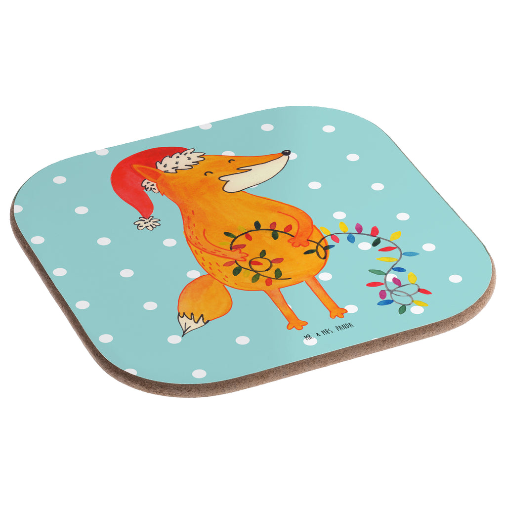 Quadratische Untersetzer Fuchs Weihnachten Bierdeckel, Glasuntersetzer, Untersetzer Gläser, Getränkeuntersetzer, Winter, Weihnachten, Weihnachtsdeko, Nikolaus, Advent, Heiligabend, Wintermotiv, Fuchs, Füchse, Spruch schön, Geschenk Weihnachten, Weihnachtsmann, Weihnachtszeit