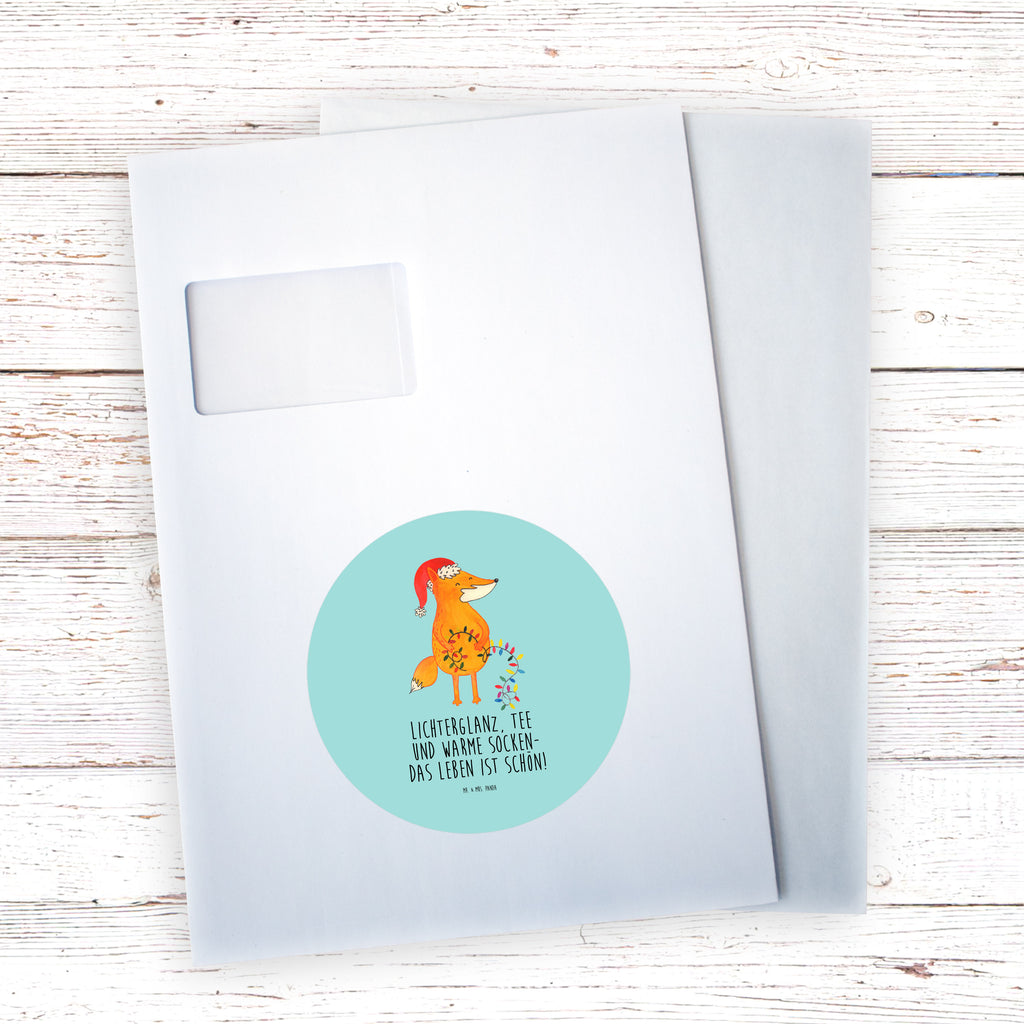 80mm Rund Aufkleber Fuchs Weihnachten Sticker, Aufkleber, Etikett, Kinder, rund, Winter, Weihnachten, Weihnachtsdeko, Nikolaus, Advent, Heiligabend, Wintermotiv, Fuchs, Füchse, Spruch schön, Geschenk Weihnachten, Weihnachtsmann, Weihnachtszeit
