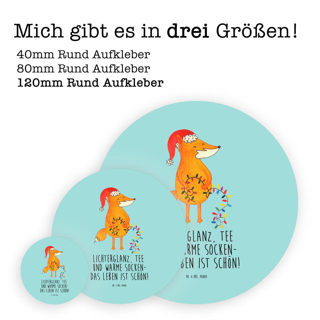 80mm Rund Aufkleber Fuchs Weihnachten Sticker, Aufkleber, Etikett, Kinder, rund, Winter, Weihnachten, Weihnachtsdeko, Nikolaus, Advent, Heiligabend, Wintermotiv, Fuchs, Füchse, Spruch schön, Geschenk Weihnachten, Weihnachtsmann, Weihnachtszeit
