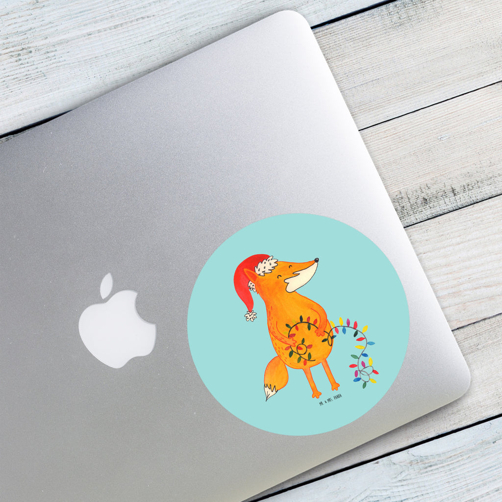 80mm Rund Aufkleber Fuchs Weihnachten Sticker, Aufkleber, Etikett, Kinder, rund, Winter, Weihnachten, Weihnachtsdeko, Nikolaus, Advent, Heiligabend, Wintermotiv, Fuchs, Füchse, Spruch schön, Geschenk Weihnachten, Weihnachtsmann, Weihnachtszeit