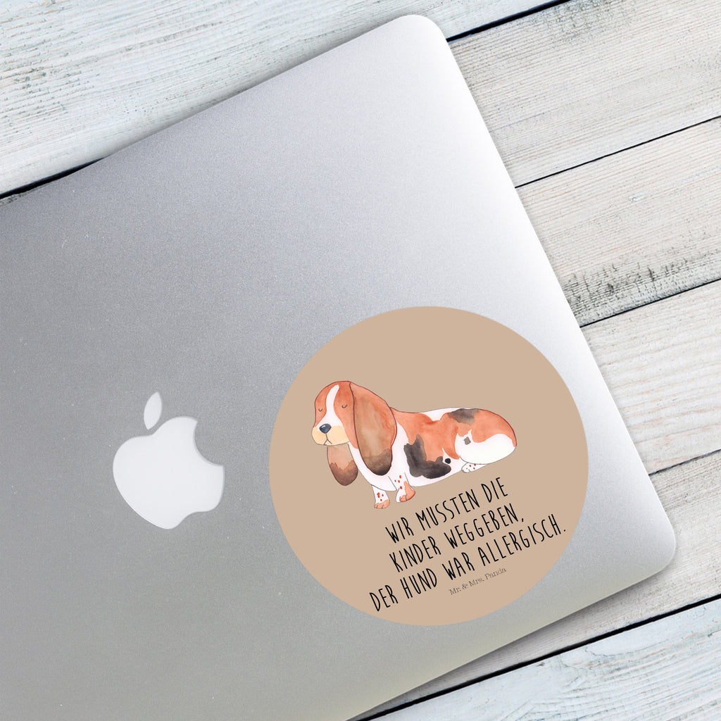 120mm Rund Aufkleber Hund Basset Hound Sticker, Aufkleber, Etikett, Kinder, rund, Hund, Hundemotiv, Haustier, Hunderasse, Tierliebhaber, Hundebesitzer, Sprüche, Basset Hound, Basset, Hundeliebe, kinderlos