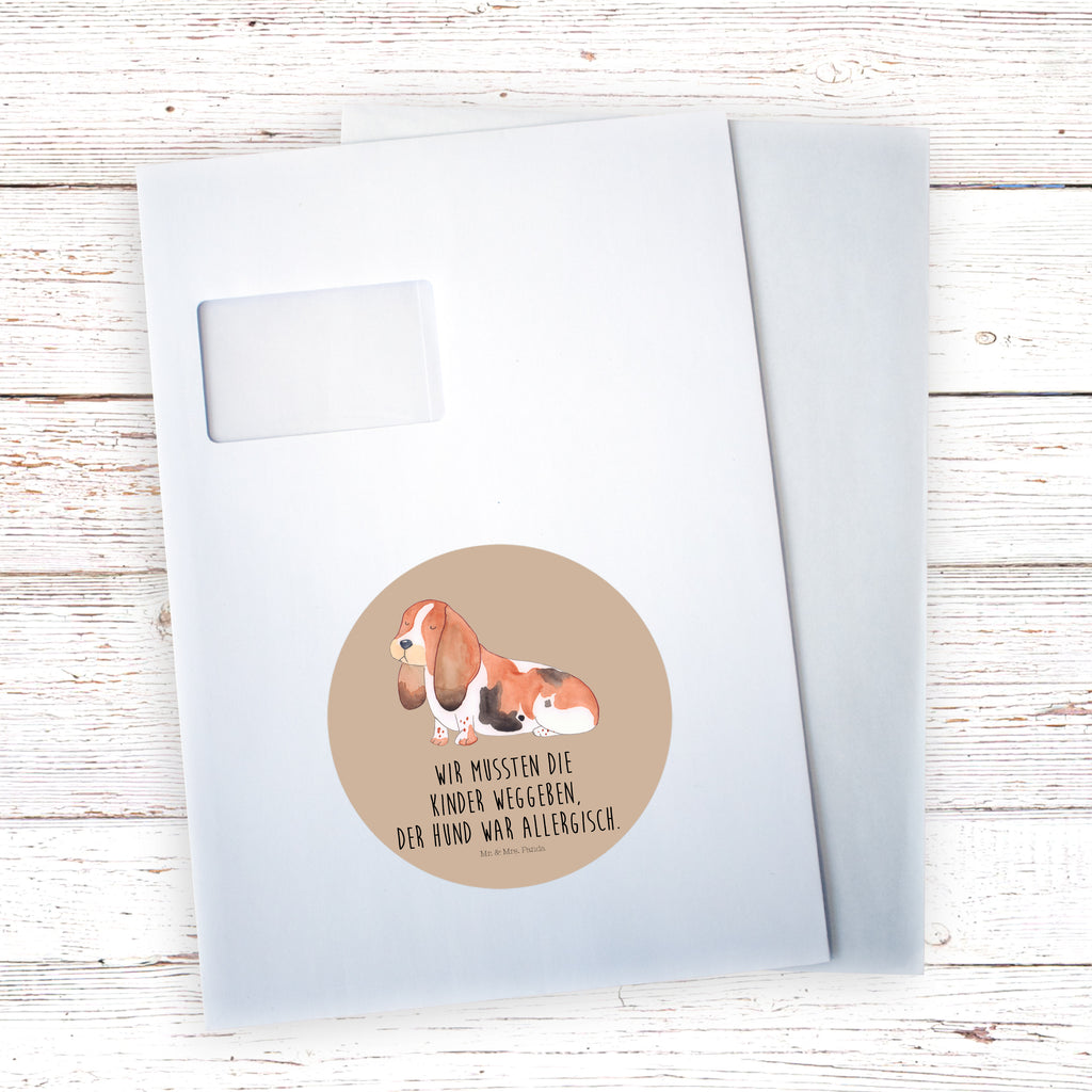 120mm Rund Aufkleber Hund Basset Hound Sticker, Aufkleber, Etikett, Kinder, rund, Hund, Hundemotiv, Haustier, Hunderasse, Tierliebhaber, Hundebesitzer, Sprüche, Basset Hound, Basset, Hundeliebe, kinderlos