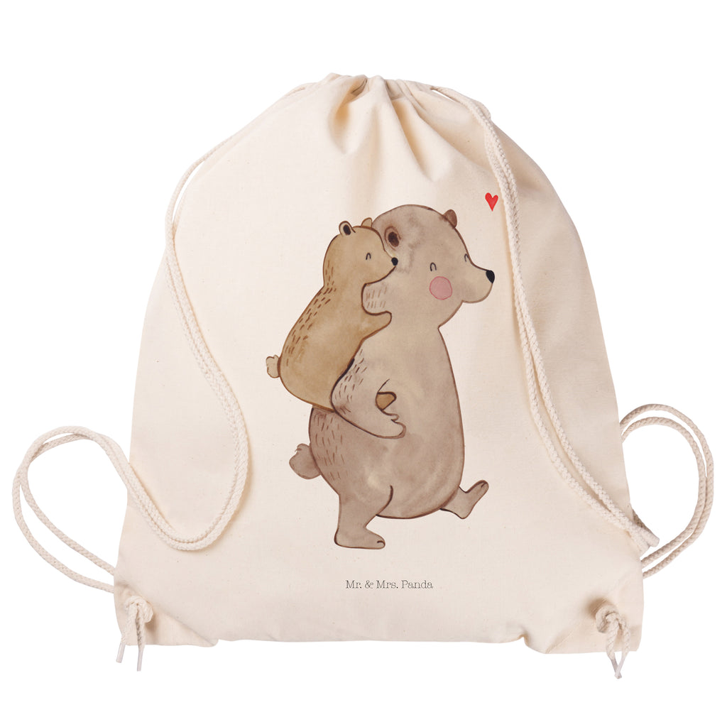 Sportbeutel Papa Bär Turnbeutel, Beutel, Sporttasche, Tasche, Stoffbeutel, Familie, Vatertag, Muttertag, Bruder, Schwester, Mama, Papa, Oma, Opa, Geschenk, Vater, Papi, Vati, Onkel, Geburtstag